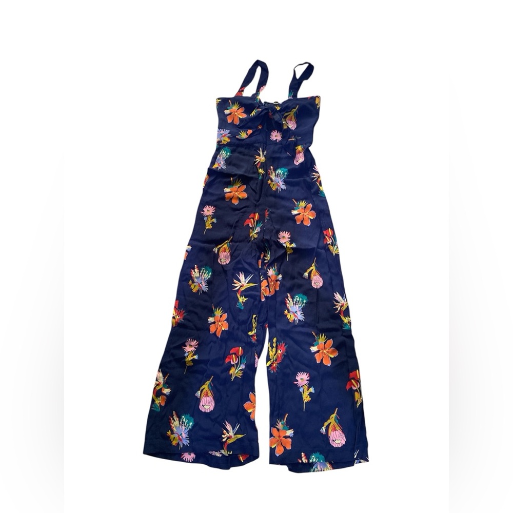 Madewell Women's Plumeria Cutout Jumpsuit in Bird of Paradise Size XS